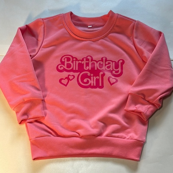 Pink Crewneck Sweatshirt with Logo Design - Picture 1 of 5